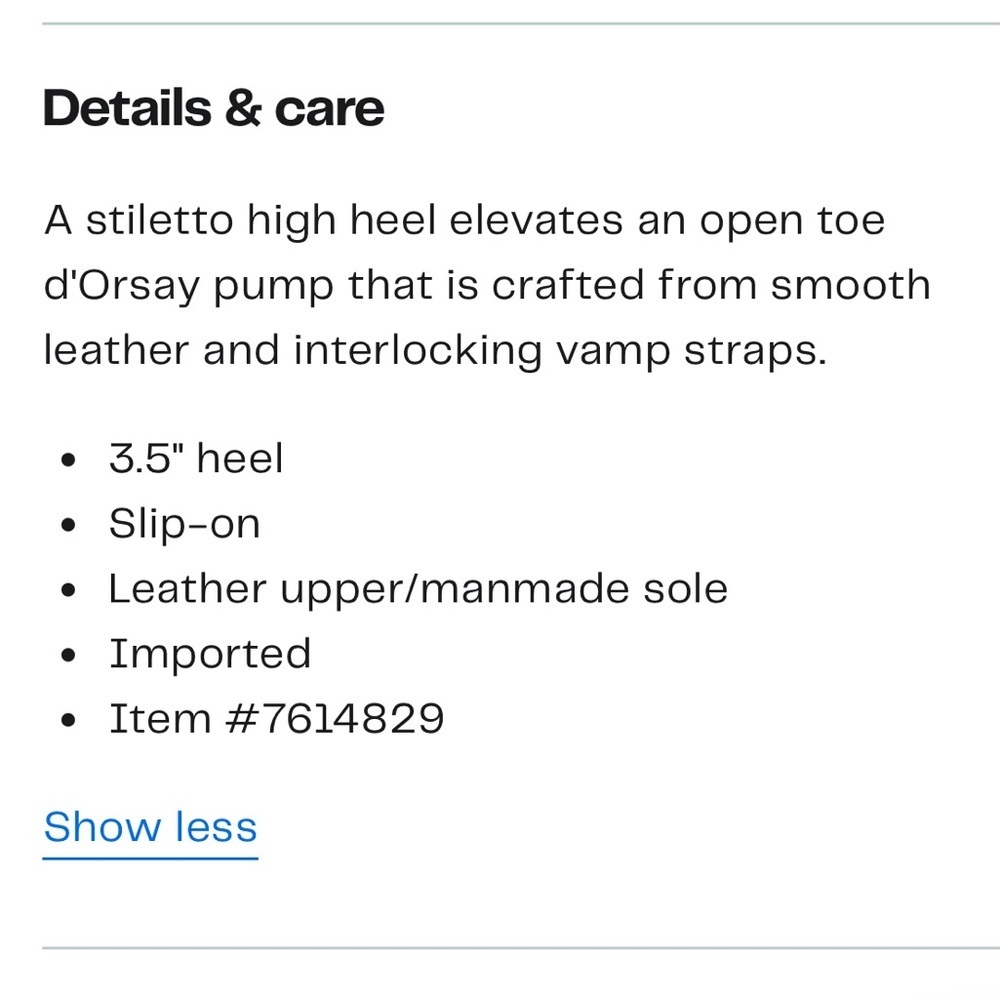Franco Sarto leather Hanita Pump size 11. Brown/camel color. 3.5” heel. - Picture 7 of 7
